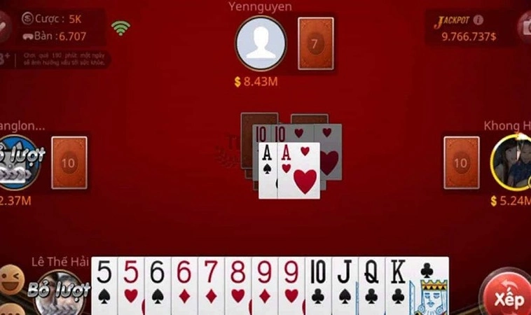 Chiến lược chơi tiến lên miền trung ăn đậm